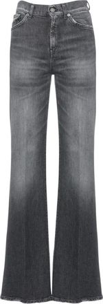 Dondup Vaqueros Amber de pernera ancha - Jeans - Mujer - Negro - W28