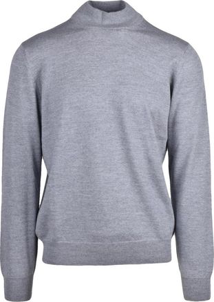 Gran Sasso Lupetto - Heren - Coltruien - Grijs - XL - Wol - Truien & Vesten