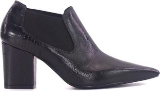 Anna F. Boots - Dames - Laarzen met Hak - Zwart - 37 EU - Leer - Schoenen