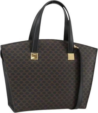 Celine Pre-owned Handbags, female, Black, Size: ONE SIZE Pre-owned Macadam Hand Bag