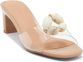 Cecelia New York Jessy Slide Sandal in Tea White at Nordstrom, Size 6.5