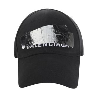 Balenciaga Logo Cap - Heren - Petten - Zwart - M - Katoen - Accessoires