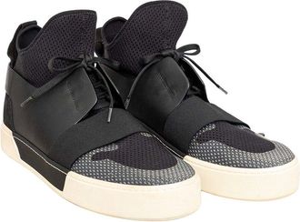 Balenciaga Mens Cotton Mid-Top Sneaker (Authentic Pre-Loved)