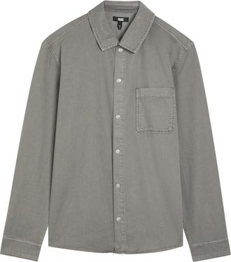Paige Cotton-blend Shirt - Grey - XL