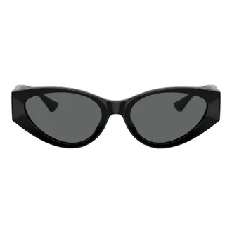 Versace Cat-Eye Full Rim Sunglasses - Black