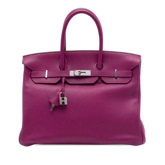 Herm&egrave;s Pre-owned Hermes Togo Birkin Retourne 35 Satchel Ladies W82D0OD3D88RJZ4I