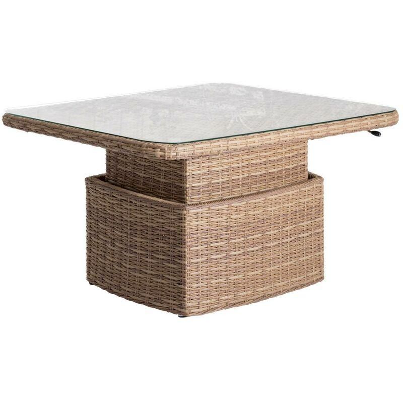 Hespéride Garten-Beistelltisch Greensboro – 40x40 Cm, Quarzgrau, Zusammenklappbar Aus Epoxy-Stahl, Ideal Für Terrasse & Balkon