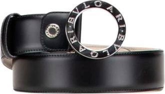 Bulgari Pre-owned Belts, female, Black, Size: ONE SIZE Pre-owned Leather belts