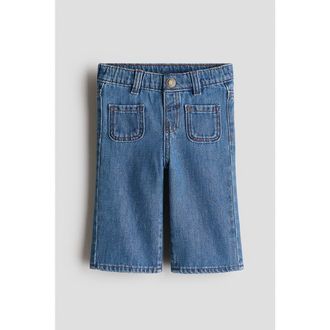 H&M Flared Leg Jeans in Denim Blue at Nordstrom, Size 12-18M