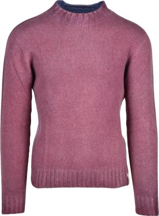 Bob Pullover met ronde hals - Heren - Ronde hals truien - Rood - M - Wol - Truien & Vesten