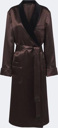 Tom Ford Cappotto in raso di seta a portafoglio