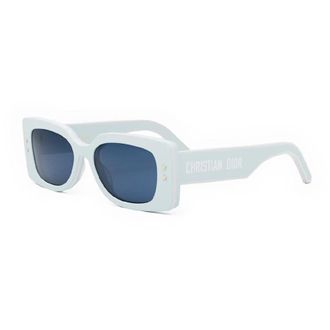 Dior DIORPACIFIC S1U Blue Rectangular Ladies Sunglasses CD40098U 84V 53