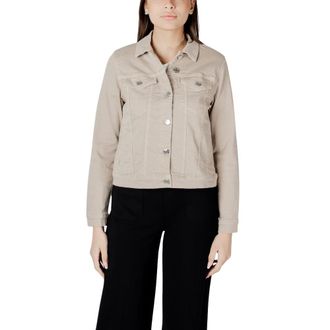 Street One Dames, Jassen, Beige, Maat: 3XL Katoen