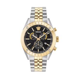 Versace Accessoires, Heren, Grijs, ONE Size, Vekja 0525 Chronograaf Horloge