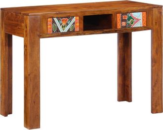 vidaXL Vidaxl - Scrivania Marrone 100 x 50 x 75 cm Legno massello di acacia