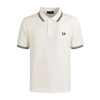 Fred Perry Polo Shirts, male, White, Size: 2XL Fred Perry T-shirts and Polos