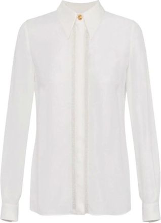 Elisabetta Franchi Mujer, Blusas y Camisas, Beige, Talla: 2XL