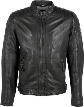 Mauritius Lederjacke MAURITIUS GMArrian, Herren, Gr. 62, gr&uuml;n (olive), Obermaterial: 100% Schafsleder, comfort fit kurz, eingesetzt abgesteppt, Jacken Lederjack