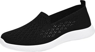 Generic Womens Orthopedic Walking Shoes Womens Slip On Trainers with Arch Support Nurse Working Shoes Breathable Mesh Loafers Diabetic Recovery Footwear Soft 