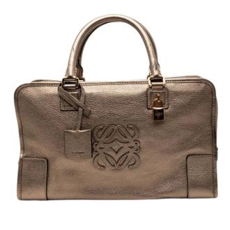 Loewe Pre-owned Handbags, female, Brown, Size: ONE SIZE Pre-owned Amazona 36