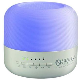 Splendid Olimpia Astomi Sound Aroma Diffusore Umidificatore con Cromoterapia e Timer, Speaker Bluetooth per Musica