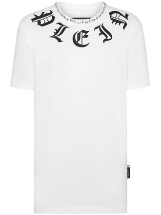 Philipp Plein T-shirt Gothic Plein - Bianco