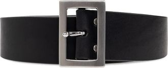 Rick Owens Cintura in pelle - Nero