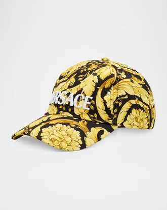 Versace Men & apos;s Barocco Baseball Cap
