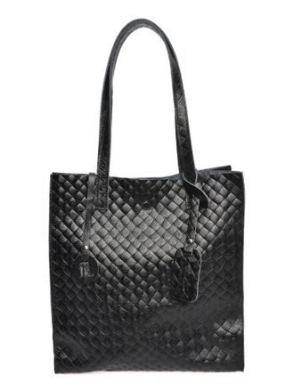 Anna Luchini Zwart Rundleer Tas