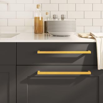 Berkfield Home Cabinet Handles 20 pcs Gold 320 mm Stainless Steel