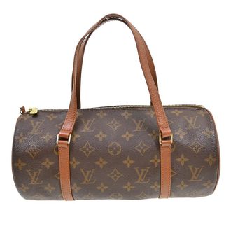 Louis Vuitton Papillon Handbag Monogram Canvas Brown Canvas Handbag (Pre-Owned)