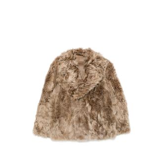 Yves Salomon Shearling Double-breasted Jacket