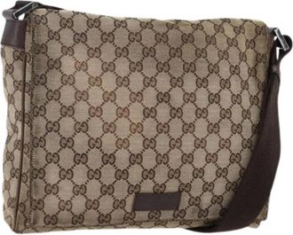 Gucci Pre-owned Cross Body Bags, female, Beige, Size: ONE SIZE Pre-owned Vintage Cross Body Bag