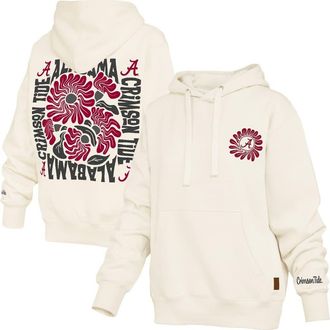 Pressbox Womens Pressbox Cream Alabama Crimson Tide Elena Janise Hoodie at Nordstrom, Size Medium