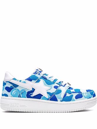 A Bathing Ape Bapesta low-top sneakers - unisex - Rubber/Fabric/Fabric - 10.5 - Blue