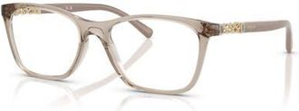 Vogue Eyewear 53mm Rectangle optical glasses in Brown at Nordstrom