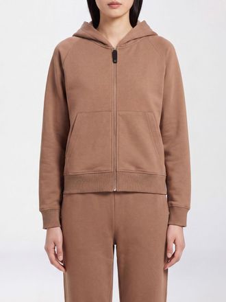 Max Mara S Max Mara Hooded Cotton Zip-Up Sweatshirt with Kangaroo Pocket