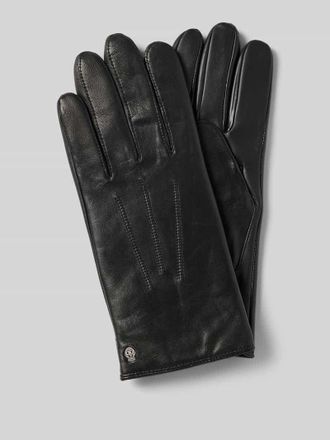 Roeckl Handschuhe aus Leder Modell Coburg Touch in Black, Gr&ouml;&szlig;e 9,5