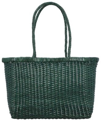 Dragon Diffusion B Weave Small Leather Shoulder Bag