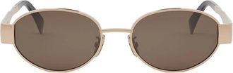 Celine Gafas de sol Triomphe Metal - Accessories - Mujer - Amarillo - ONE SIZE