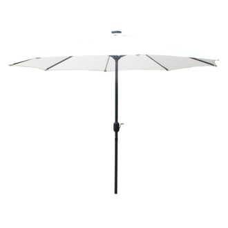 Concept Usine Sombrilla redondo con LED 2.92 x 2.92 m crudo