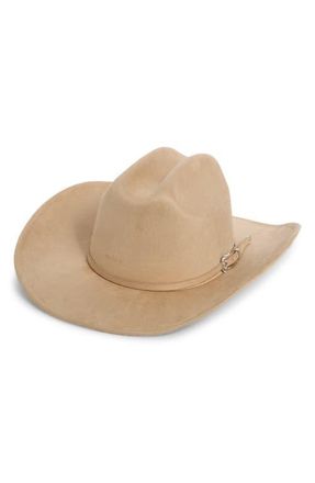 Treasure & Bond Baby Buckle Western Cowboy Hat in Beige Sand at Nordstrom