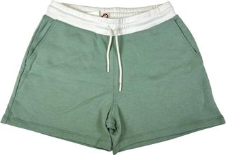 Bally Womens Pull On Drawstring Shorts In Laguna/bone