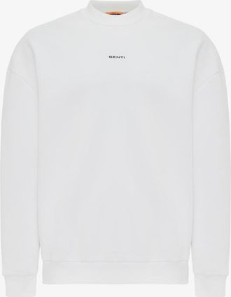 Genti Backprint Sweater | Wit