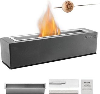 OEM Brasero De Mesa De Hormig&oacute;n Para Decoraci&oacute;n Interiores Exteriores, Alcohol Isoprop&iacute;lico, Para Smores, Para Patio, Balc&oacute;n, Con Cubierta Para Extintor, 