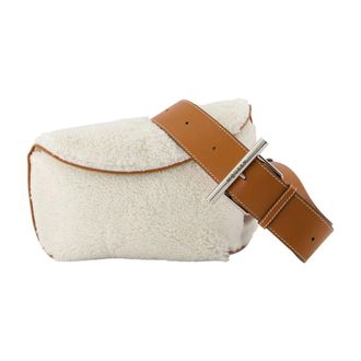 Alexander McQueen Witte Leren Crossbody Tas Gladde Kalfshuid - Dames - Tassen - Wit - Maat: ONE Size Leer