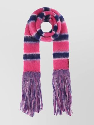 Marni striped mohair scarf