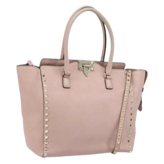 Valentino Pre-owned Vintage Tote Bag - Dames - Pre-owned - Roze - Maat: ONE Size Leer