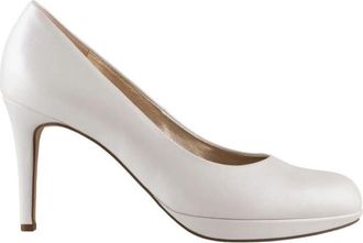 H&ouml;gl Klassieke Damespump van Lakleer - Dames - Pumps - Wit - 41 EU - Leer - Schoenen