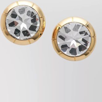 Alessandra Rich crystal clip-on earrings